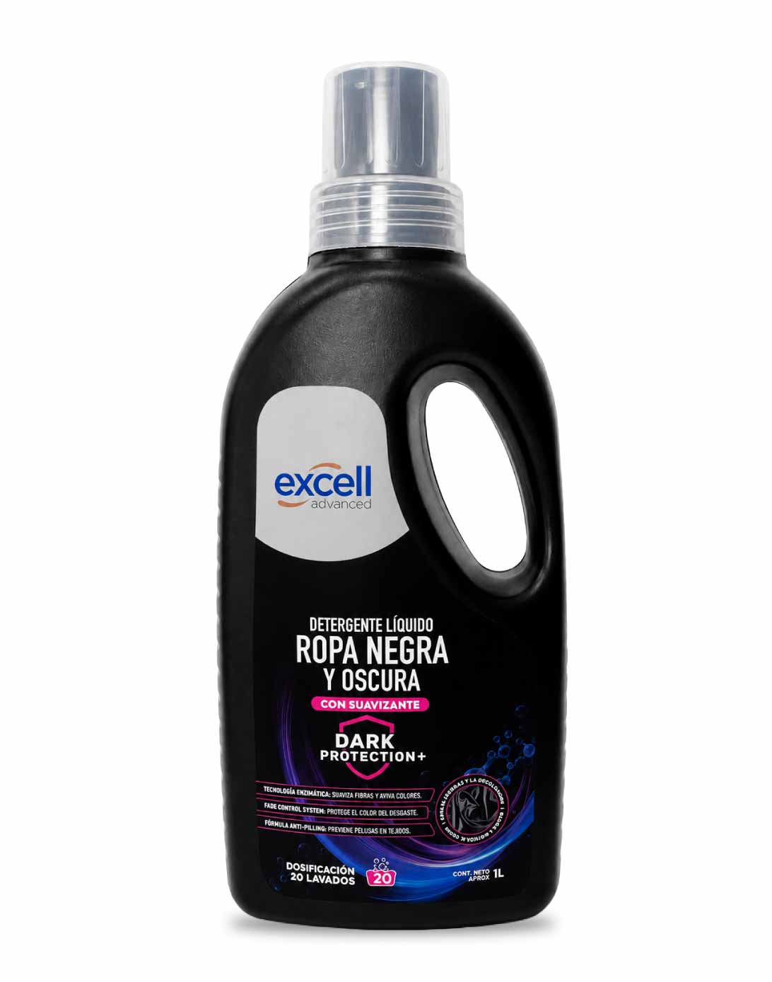 Excell Detergente ropa negra y oscura 1 L