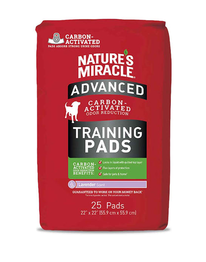 Natures Miracle Sabanilla para Mascotas Advanced 25 unid