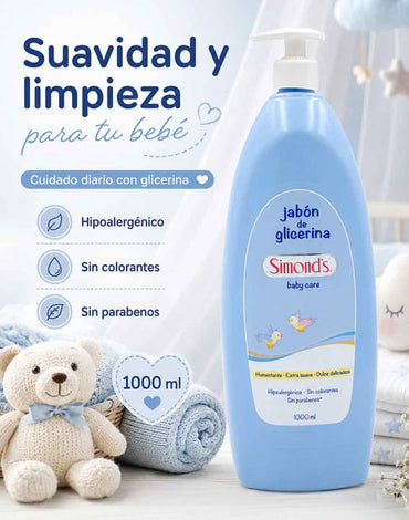 Simonds Jabón de Glicerina Baby Care 1 L