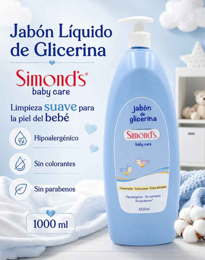 Simonds Jabón de Glicerina Baby Care 1 L