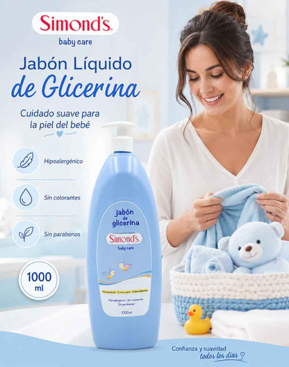 Simonds Jabón de Glicerina Baby Care 1 L
