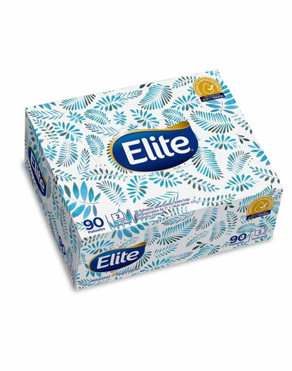 Elite Pañuelos Faciales Doble Hoja Caja Surtida 90 unid