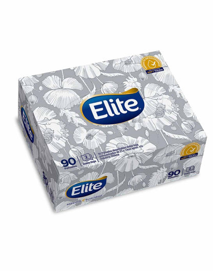 Elite Pañuelos Faciales Doble Hoja Caja Surtida 90 unid