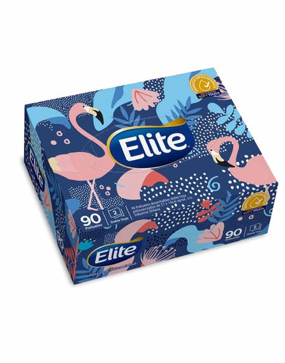 Elite Pañuelos Faciales Doble Hoja Caja Surtida 90 unid