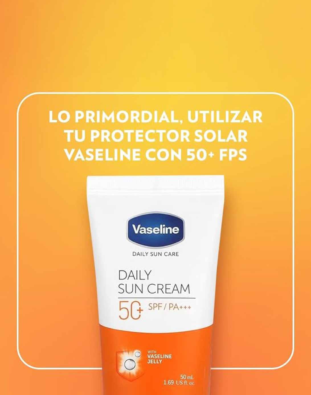 Vaseline Protector Solar Factor 50 50 ml
