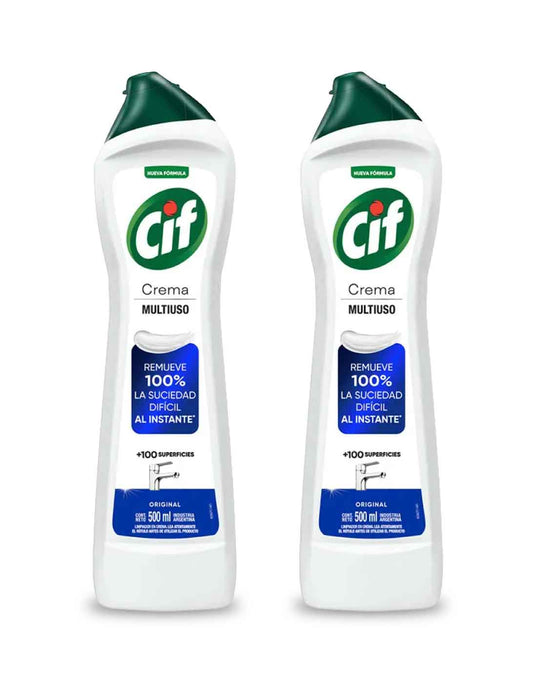 Cif Limpiador crema blanco 2 x 750 gr