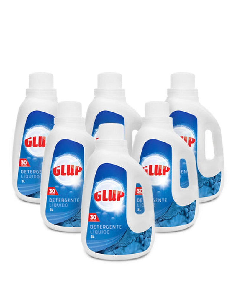 Glup Detergente liquido Eco Recarga 6 x 3 L - Puntolimpieza