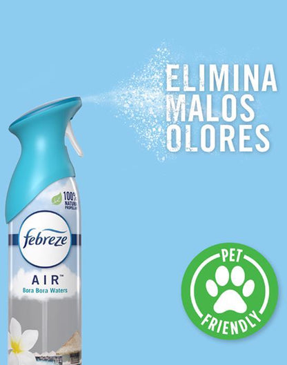 Febreze Eliminador de Olores Bora Bora Waters 4 x 250 gr - Puntolimpieza