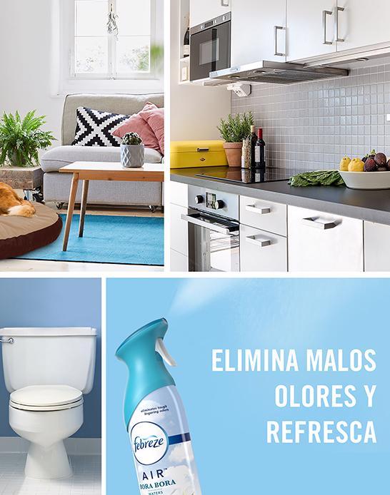 Febreze Eliminador de Olores Bora Bora Waters 4 x 250 gr - Puntolimpieza