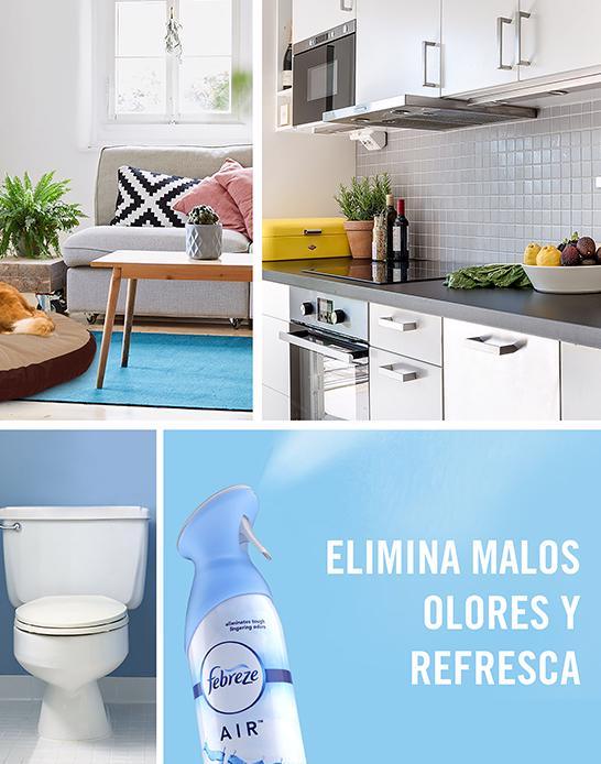 Febreze Eliminador de Olores Linen & Sky 4 x 250 gr - Puntolimpieza