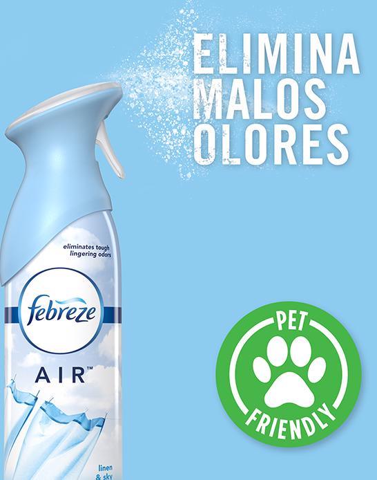 Febreze Eliminador de Olores Linen & Sky 4 x 250 gr - Puntolimpieza