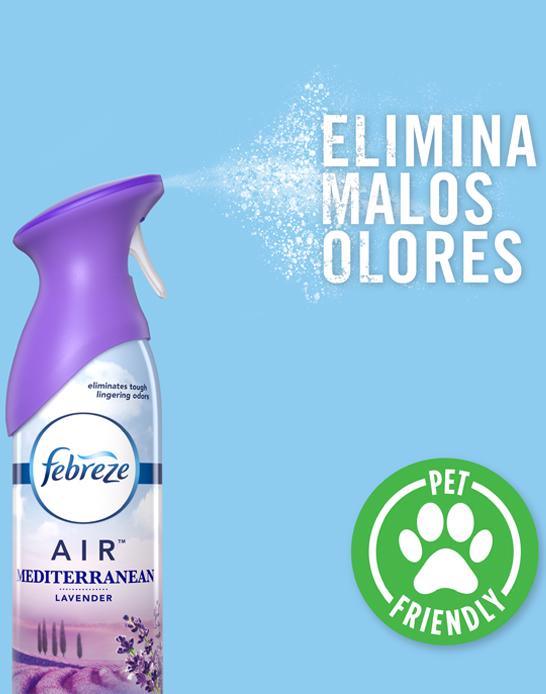 Febreze Eliminador de Olores Mediterranean Lavender 4 x 250 gr - Puntolimpieza