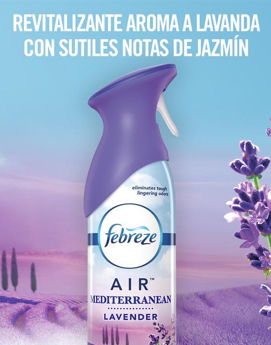 Febreze Eliminador de Olores Mediterranean Lavender 4 x 250 gr - Puntolimpieza