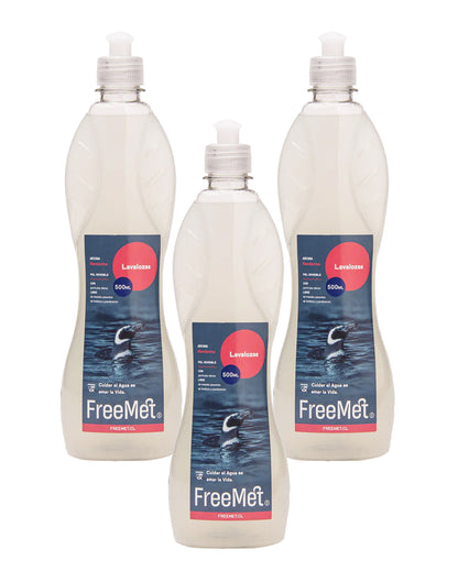 Freemet Lavaloza concentrado Mandarina 3 x 500 cc