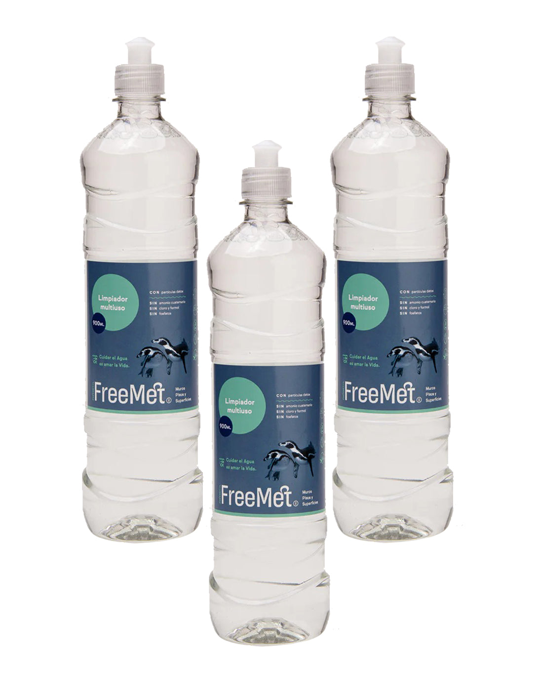 Freemet Limpiador multiuso aroma cítrico 3 x 900 cc