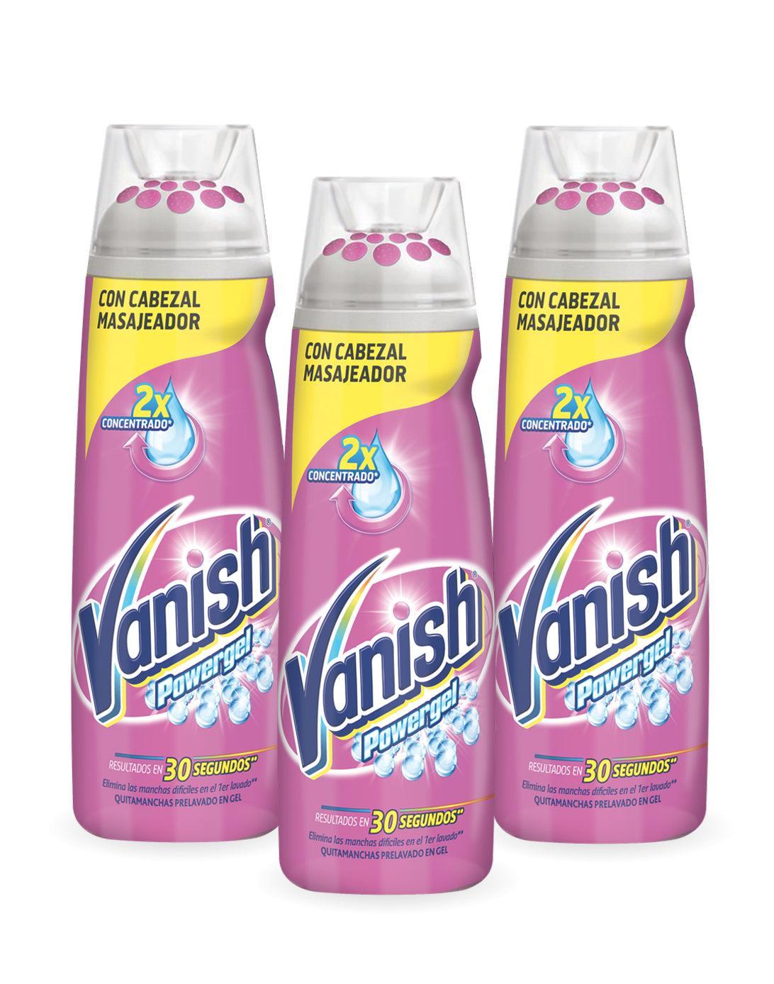 Vanish Quitamanchas Power Gel 3 x 200 cc - Puntolimpieza