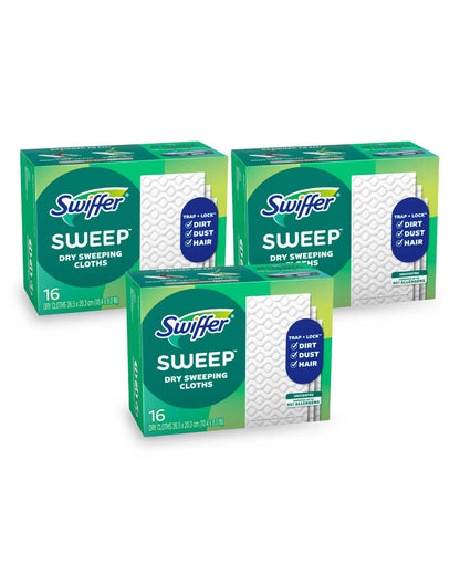 Swiffer Repuesto Mopa Seca 3 x 16 unid