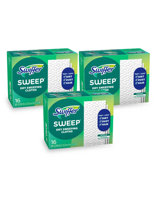 Swiffer Repuesto Mopa Seca 3 x 16 unid