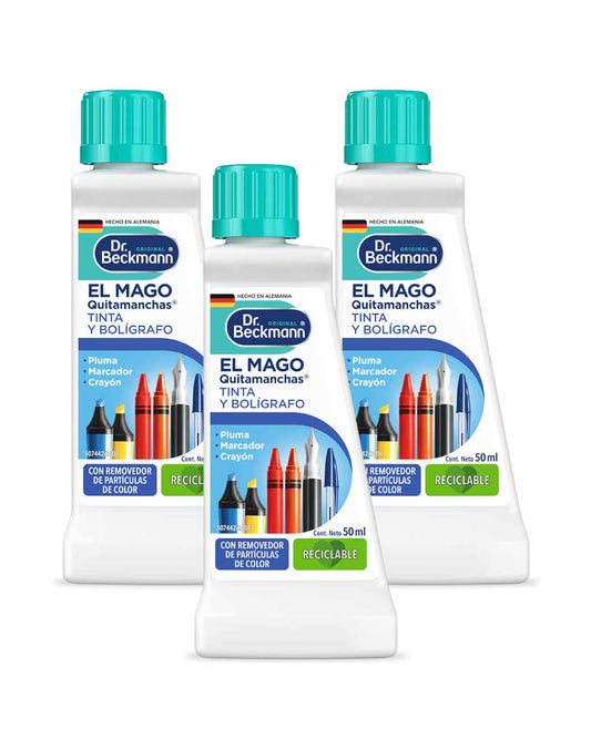 Dr. Beckmann El Mago Quitamanchas Tinta y Crayones 3 x 50 cc