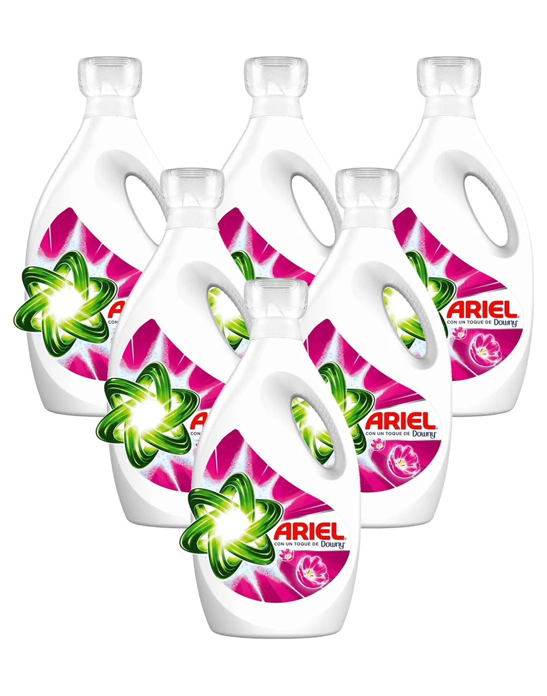 Ariel Power Liquid Detergente liquido concentrado + Toque Downy 6 x 1,8 L - Puntolimpieza