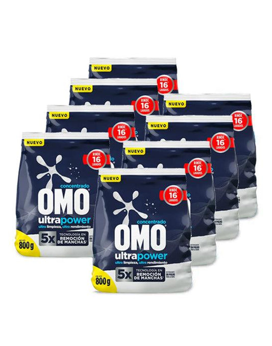 Omo Detergente Matic en polvo 12,8 kg - Puntolimpieza