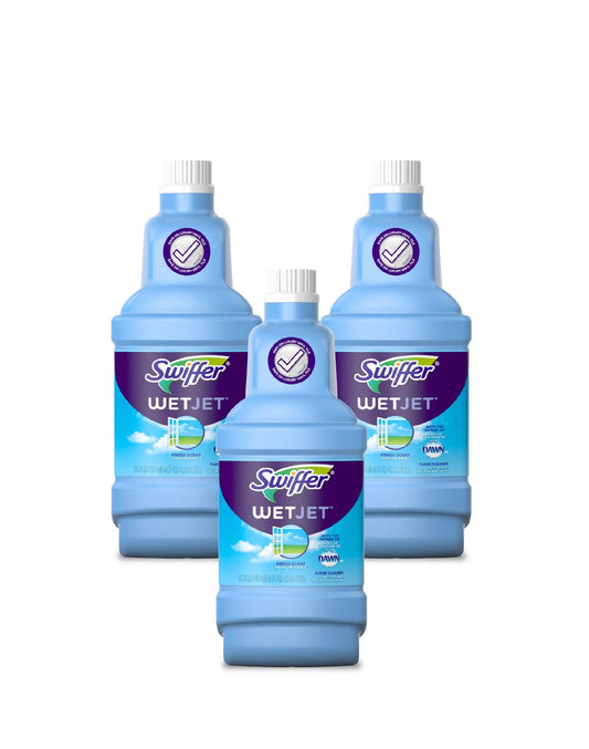 Swiffer Repuesto Liquido Fresh Wet Jet 3 x 1,25 L - Puntolimpieza