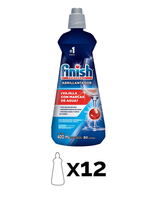 Finish Abrillantador Liquido 12 x 400 cc
