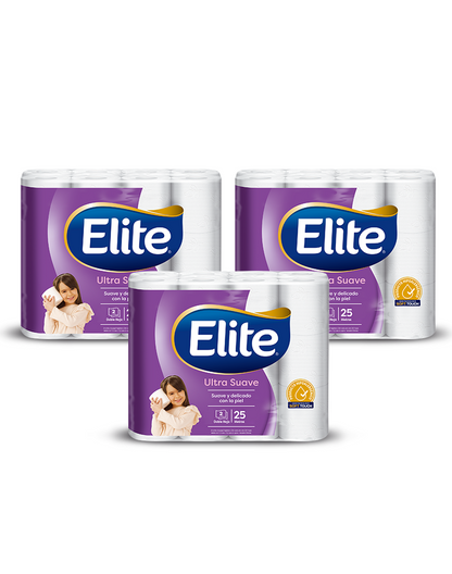 Elite Papel Higienico Doble Hoja 25 metros 2 MANGAS - Puntolimpieza