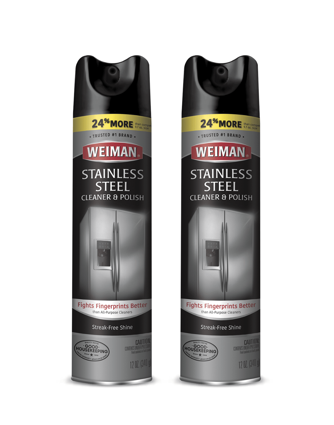 Weiman Limpiador Pulidor Acero 2 x 340 gr - Puntolimpieza