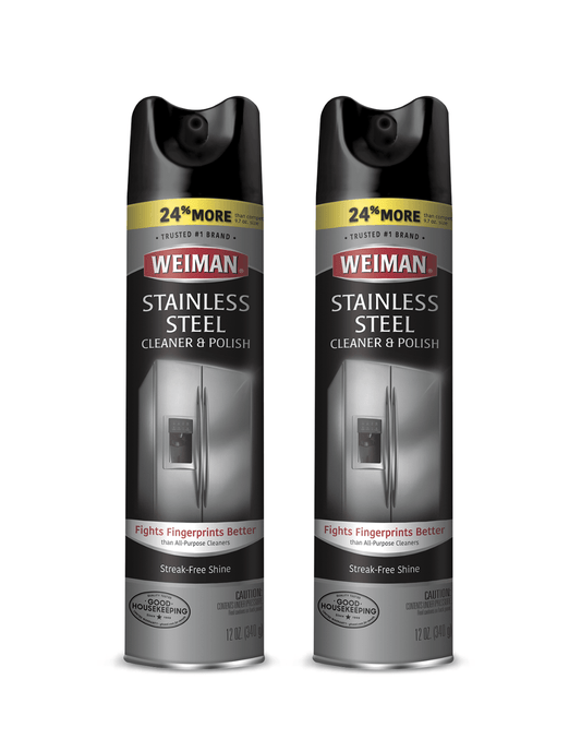 Weiman Limpiador Pulidor Acero 2 x 340 gr - Puntolimpieza