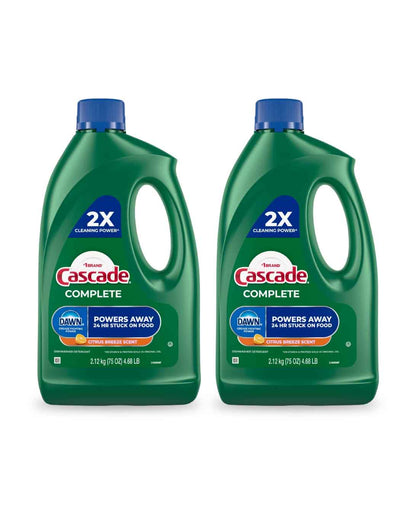 Cascade Detergente Lavavajilla Complete Gel 2 x 2,12 kg