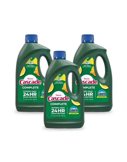 Cascade Detergente Lavavajilla Complete Gel 3 x 2,12 kg