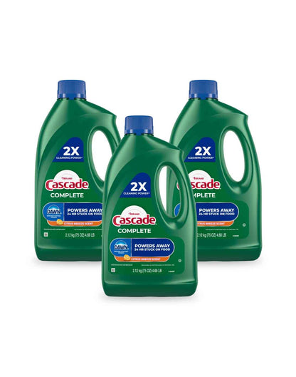 Cascade Detergente Lavavajilla Complete Gel 3 x 2,12 kg
