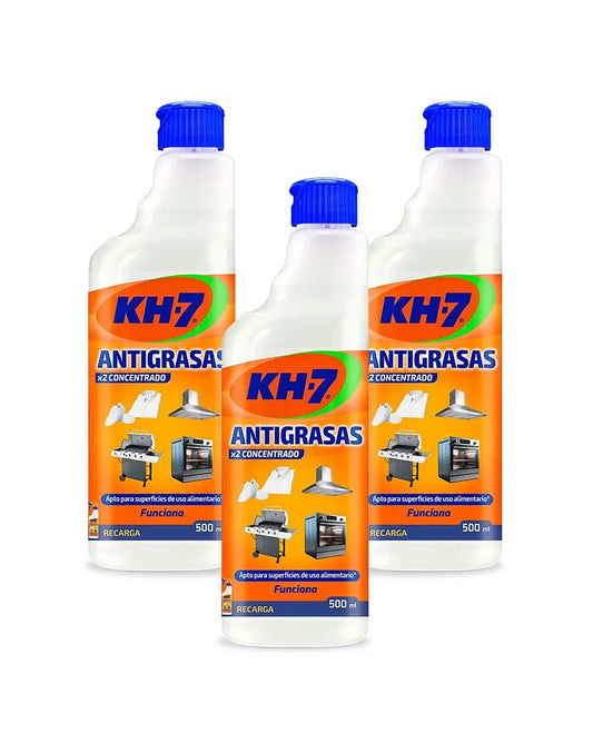 KH-7 Antigrasa Recarga Botella 3 x 500 cc