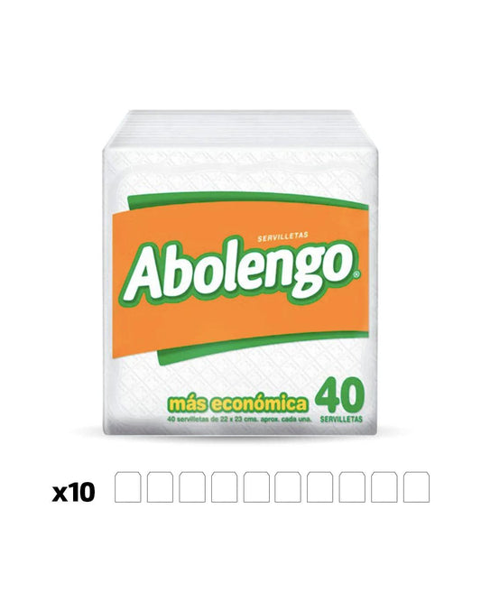 Abolengo Servilleta Cóctel 10 x 40 unid - Puntolimpieza