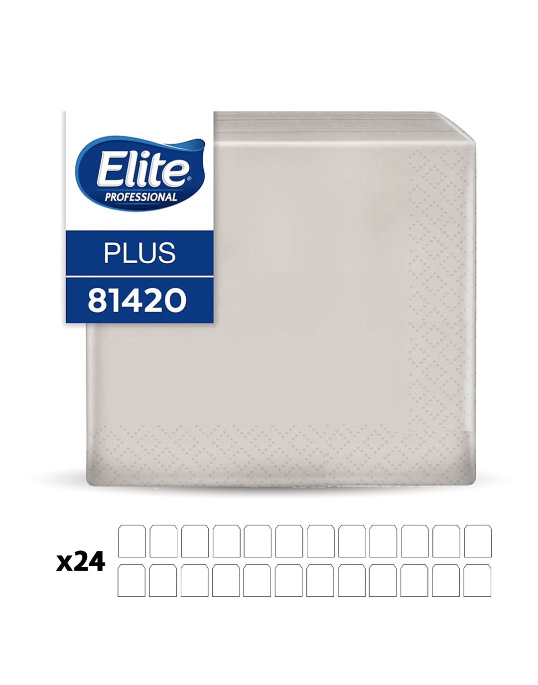 Elite Servilleta Cóctel Ecológica Una Hoja 24 x 150 unid - Puntolimpieza