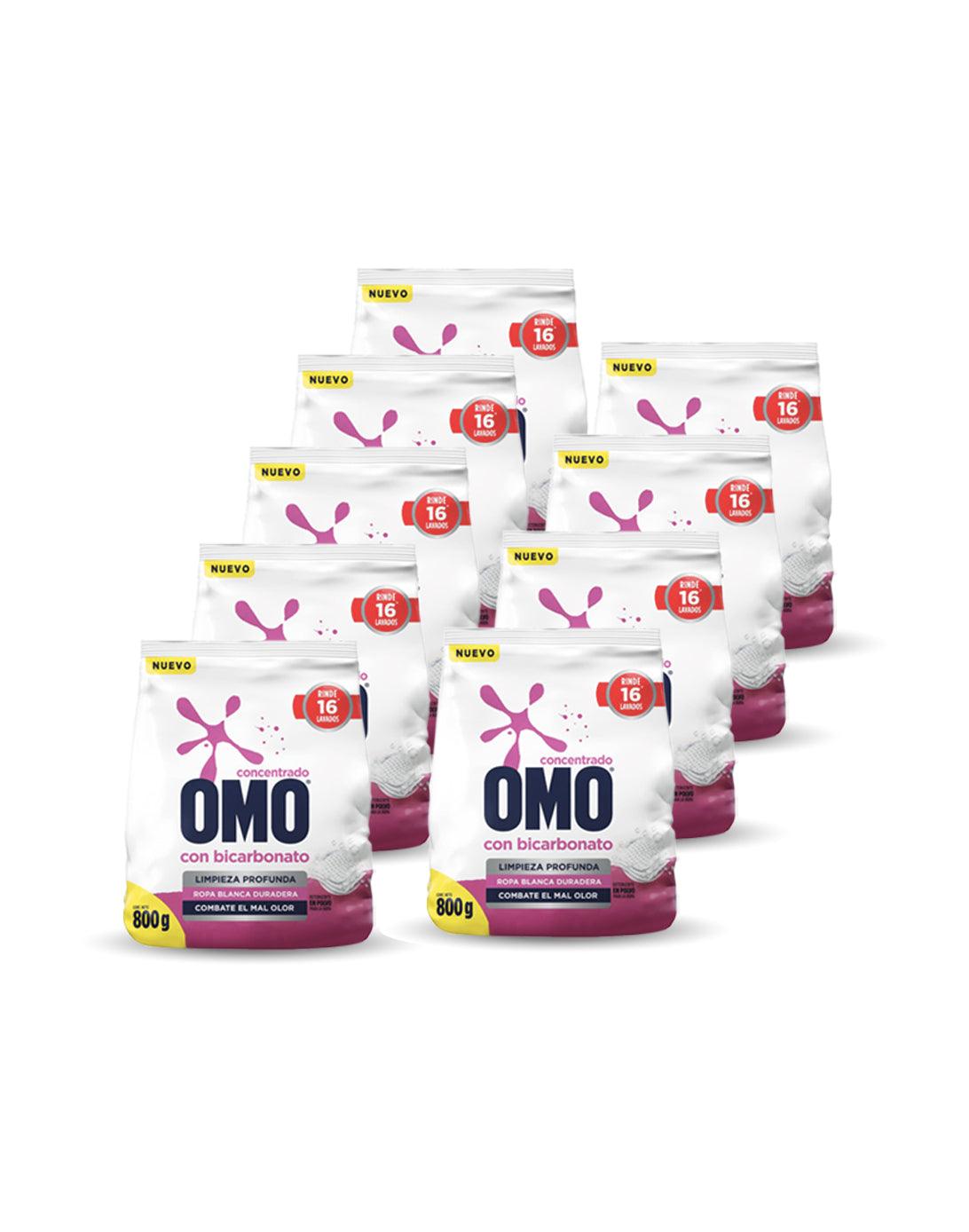 Omo Detergente en polvo con Bicarbonato 14,4 kg - Puntolimpieza