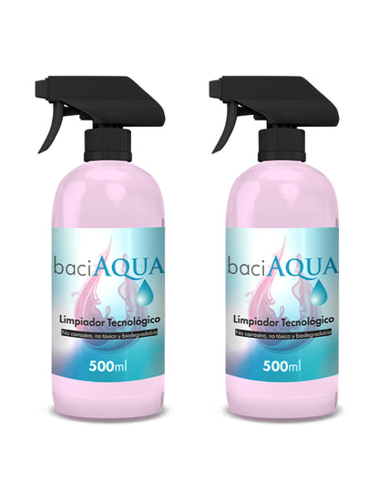 BaciAqua Limpiador especializado 2 x 500 cc - Puntolimpieza