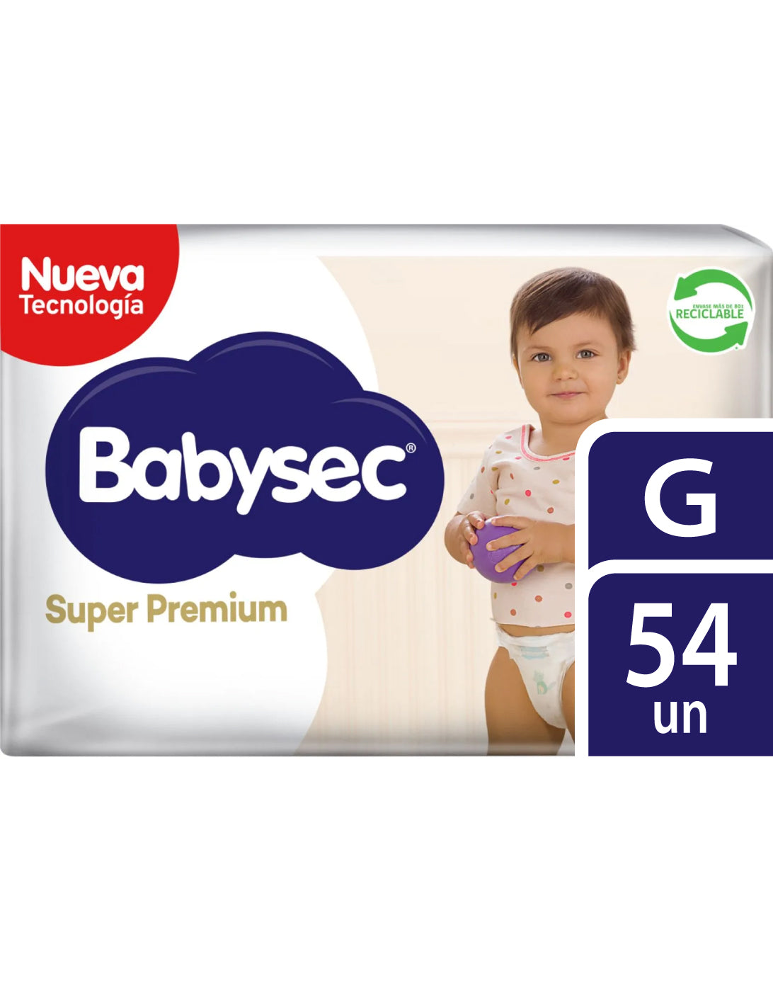 Babysec Pañales Bebé Super Premium G 3 x 18 unid