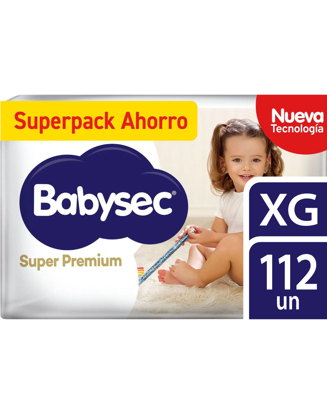 Babysec Pañales Bebé Super Premium XG 8 x 14 unid