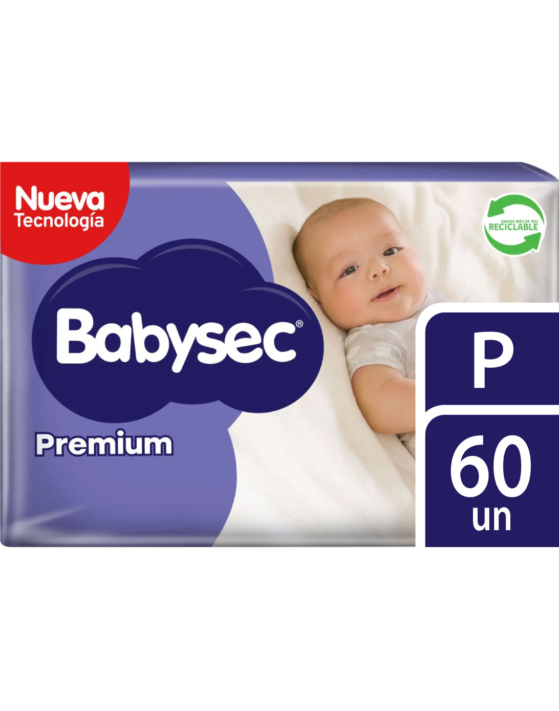 Babysec Pañales Bebé Premium P 3 x 20 unid