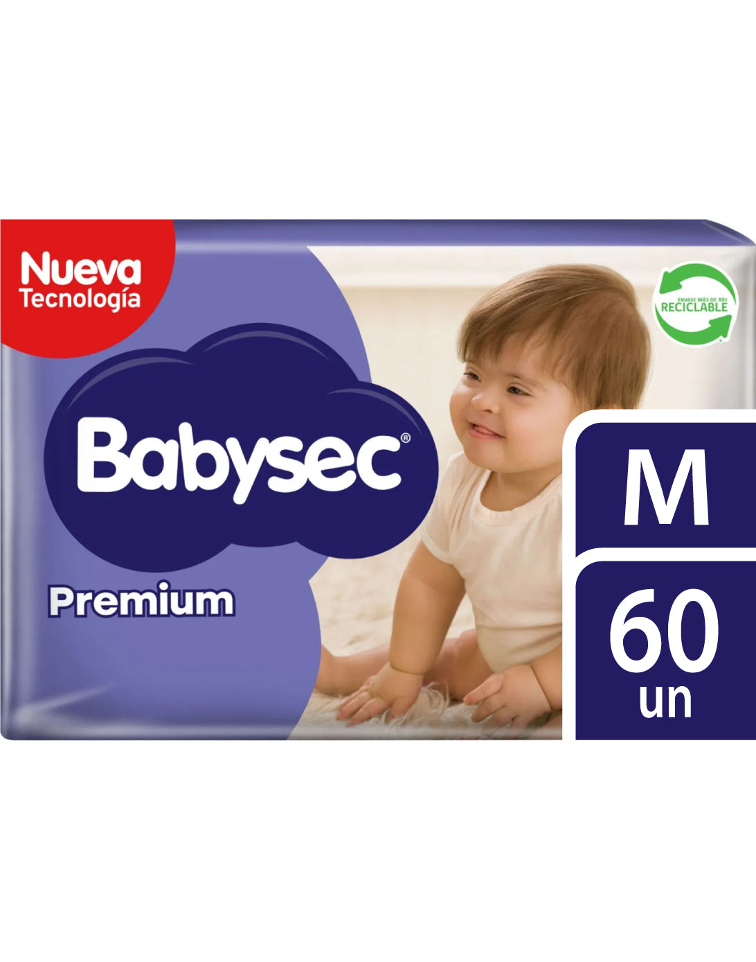 Babysec Pañales Bebé Premium M 3 x 20 unid