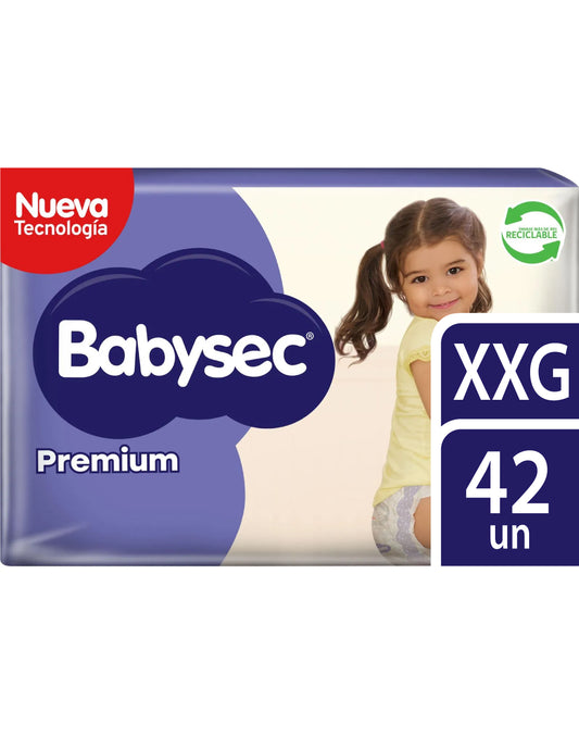 Babysec Pañales Bebé Premium XXG 3 x 14 unid