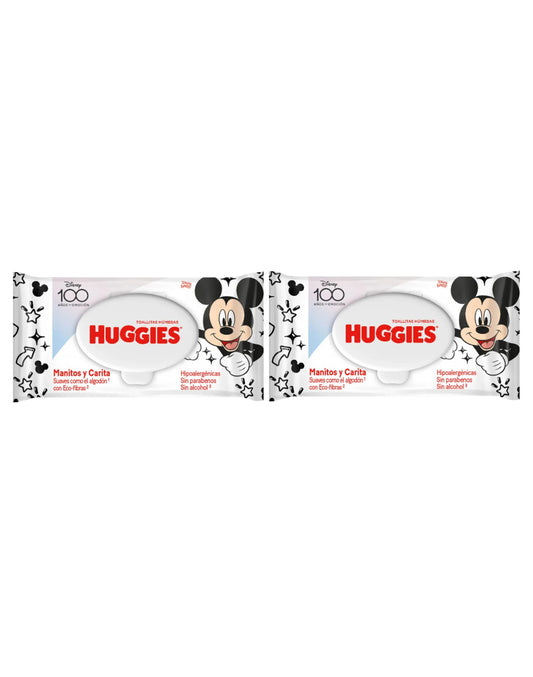 Huggies Toallas Húmedas Mickey 2 x 80 unid