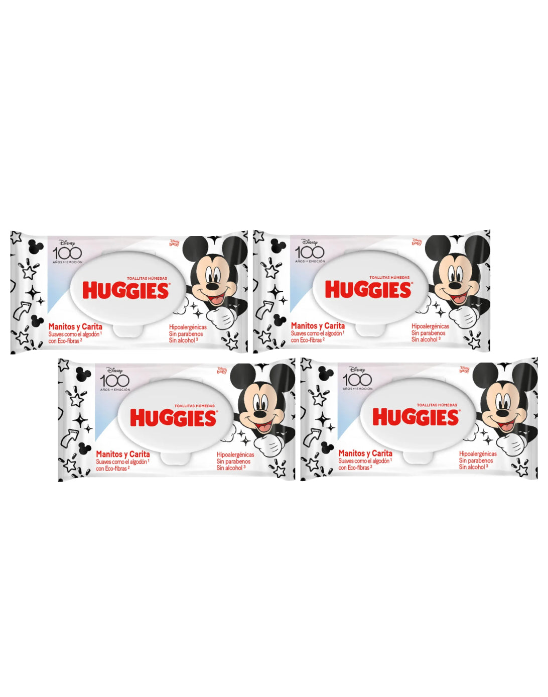 Huggies Toallas Húmedas Mickey 4 x 80 unid