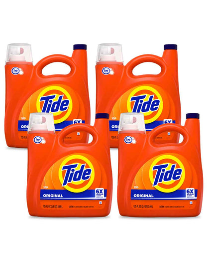 Tide Original Detergente liquido concentrado 4 x 3,69 L