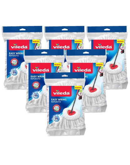 Vileda Repuesto para Mopa Balde con Pedal Easy Wring & Clean 6 x 1 unid - Puntolimpieza