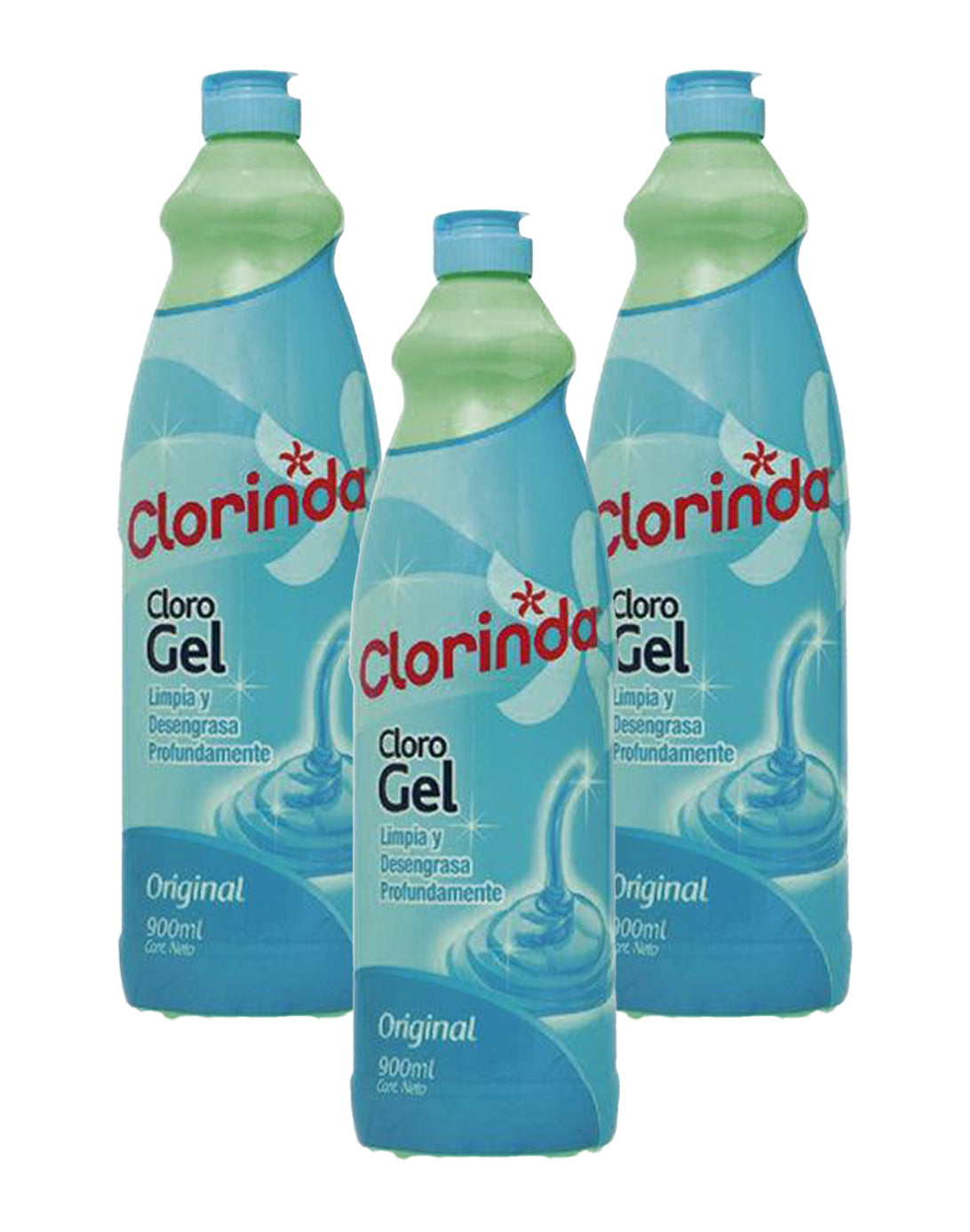 Clorinda Clorogel tradicional 3 x 900 cc