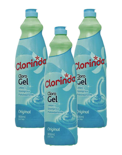 Clorinda Clorogel tradicional 3 x 900 cc