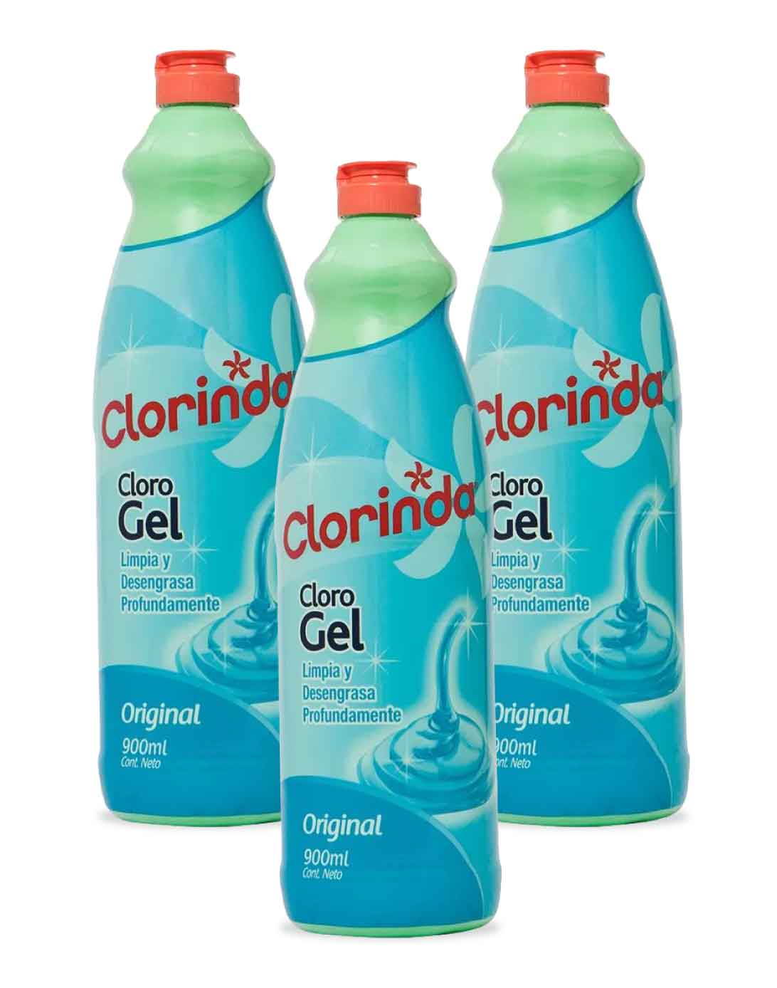 Clorinda Clorogel tradicional 3 x 900 cc